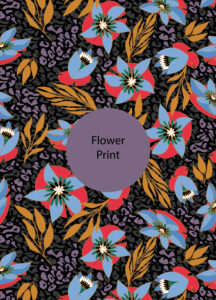 Flower Print_Blue