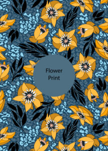 Flower Print_Orange