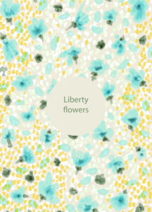 Liberty flowers_turquoise
