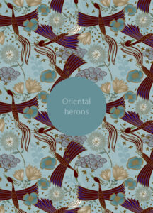 Oriental herons