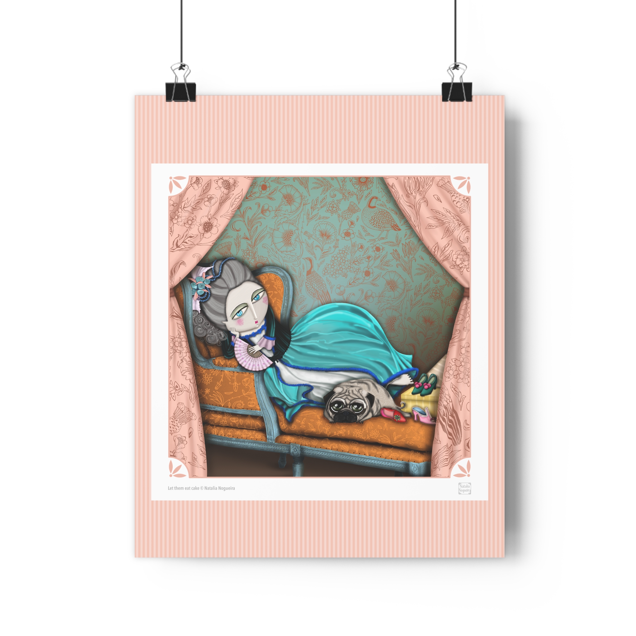 Marie Antoinette "Let them eat cake" Giclée Art Print - Imagen 6
