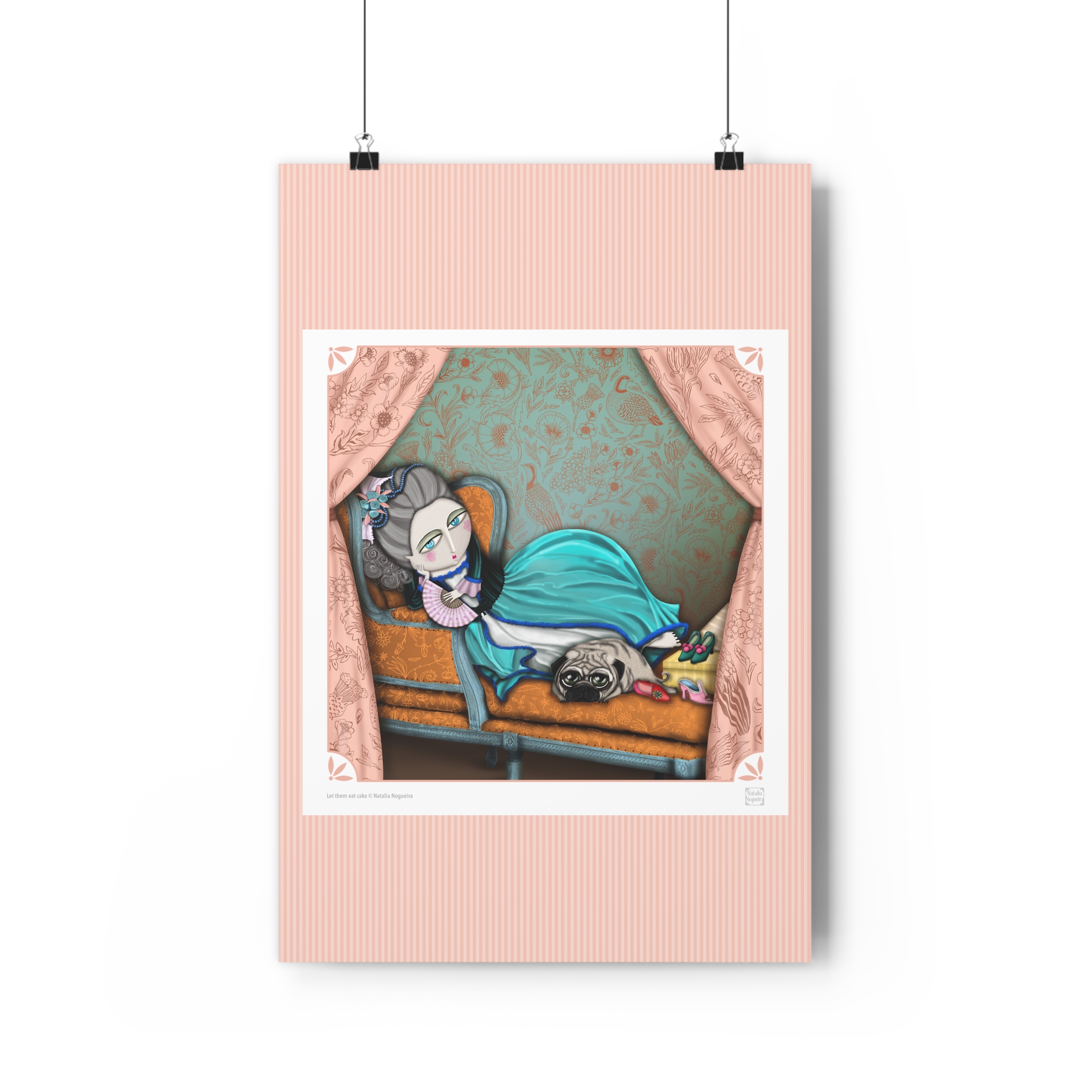 Marie Antoinette "Let them eat cake" Giclée Art Print - Imagen 8