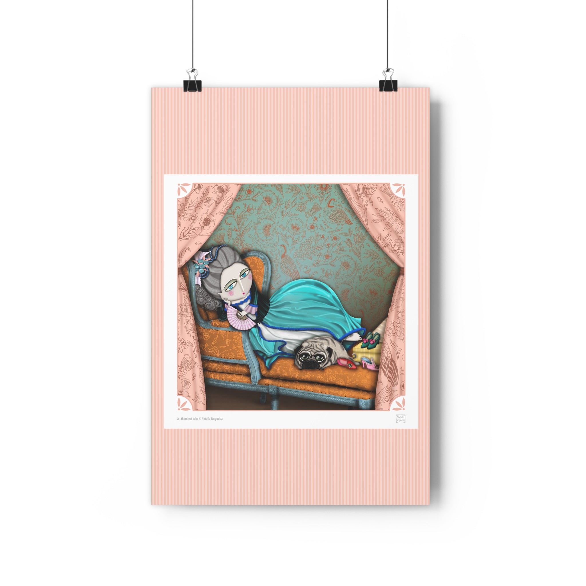 Marie Antoinette "Let them eat cake" Giclée Art Print - Imagen 7