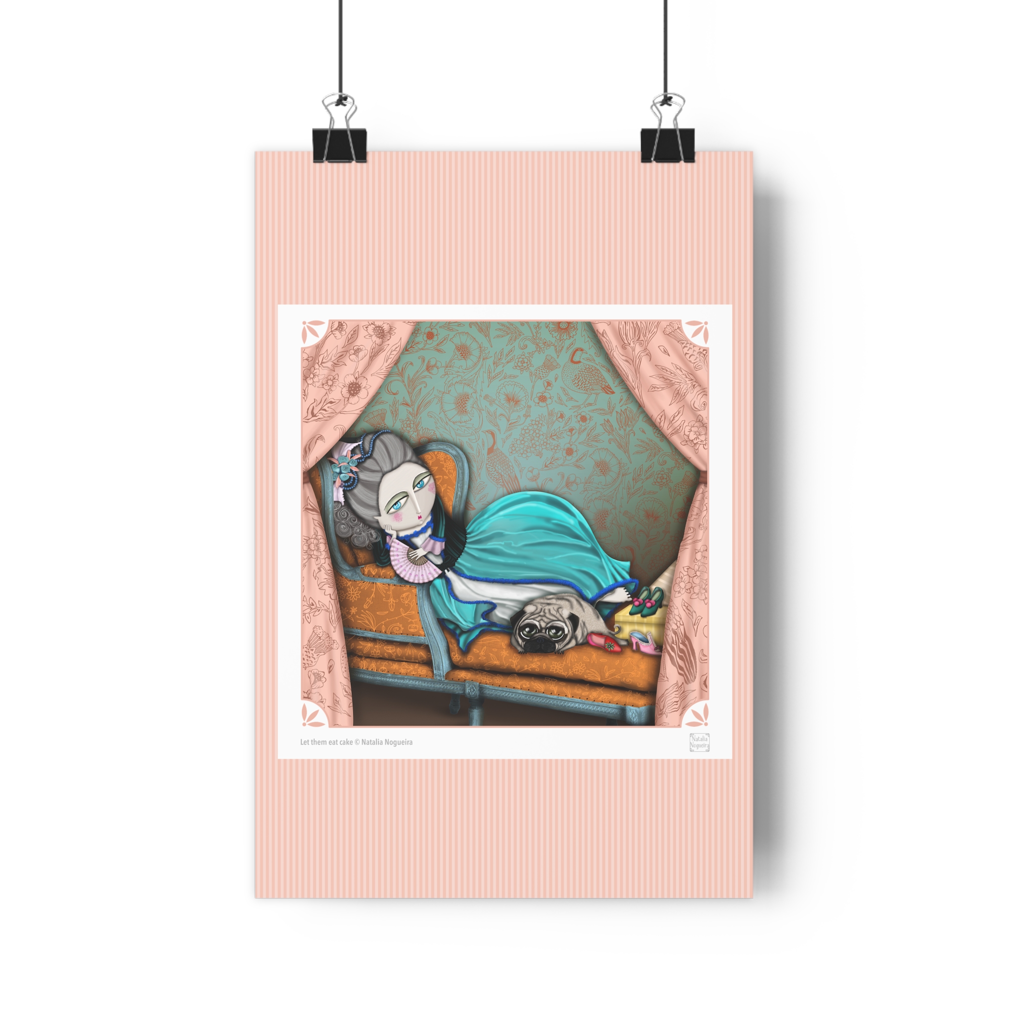 Marie Antoinette "Let them eat cake" Giclée Art Print - Imagen 5